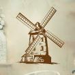 Stickers muraux Pays et Villes - Sticker moulin à vent 2 - ambiance-sticker.com