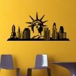 Stickers muraux Pays et Villes - Sticker New York et la Statue de la Liberté - ambiance-sticker.com