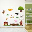 Wall decals for kids - Wall decal our farm - ambiance-sticker.com