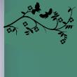 Adesivi murali Animali - Adesivo Uccello sul ramo - ambiance-sticker.com