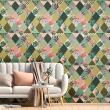 wall decal tropical wallpaper - Wall decal tropical wallpaper Bornéo - ambiance-sticker.com