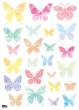Sticker mural décoratif : Papillons artistiques - Stickers muraux Animaux de papillons. - ambiance-sticker.com