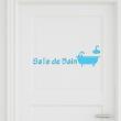 Sticker muraux pour portes - Sticker Salle de bain 3 - ambiance-sticker.com