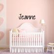 Wall decal Personalized - Wall decal customizable name school charming - ambiance-sticker.com