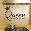 Sticker Queen of the kitchen - Stickers muraux pour la cuisine - ambiance-sticker.com