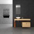 Vinilos decorativos de baño - Vinilo Bathroom, water, wash, shine - ambiance-sticker.com
