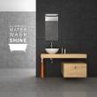 Vinilos decorativos de baño - Vinilo Bathroom, water, wash, shine - ambiance-sticker.com