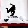 Stickers muraux musique - Sticker Silhouette danseur Break dance - ambiance-sticker.com