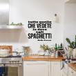 Stickers muraux citations - Sticker Spaghetti – Sofia Loren - ambiance-sticker.com