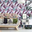 wall decal tropical tapestry - Wall decal tropical tapestry Bella Union - ambiance-sticker.com