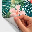 papiers peints adhésifs tapisserie tropicale - Sticker tapisserie tropicale Hawi - ambiance-sticker.com