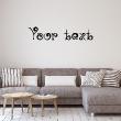 Wall decal Personalized -Wall sticker customisable text Children festive - ambiance-sticker.com
