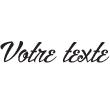 Sticker Texte Personnalisé Calligraphie old school - ambiance-sticker.com