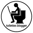 Sticker pour salles de bain, toilettes et WC : toilettes geek blogger - ambiance-sticker.com