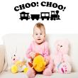 Sticker Trains pour enfants Choo! Choo! - ambiance-sticker.com