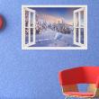 Sticker muraux trompe l'oeil - Sticker mural Fée d'hiver - ambiance-sticker.com
