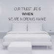 Wall decals with quotes - Wall decal Truest life - ambiance-sticker.com