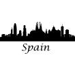 Sticker muraux pays - Sticker mural Vue sur l'Espagne - ambiance-sticker.com