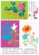 Stickers fleurs graphiques et oiseaux - ambiance-sticker.com