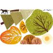 Stickers muraux Animaux - Stickers nature balade en automne - ambiance-sticker.com