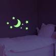 Wall decal moon and stars - ambiance-sticker.com