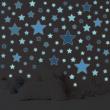 Stickers muraux pour les enfants - Stickers phosphorescents étoiles bleus - ambiance-sticker.com