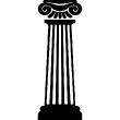 Une colonne antique - ambiance-sticker.com
