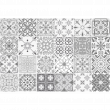 stickers carreaux de ciment - 24 stickers carreaux de ciment nuances de gris Gythio - ambiance-sticker.com