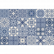 stickers carreaux de ciment - 24 stickers carrelages azulejos isabella - ambiance-sticker.com