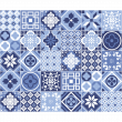 wandtatoos Fliesen - 30 wandtattoo Fliesenbelag azulejos linena - ambiance-sticker.com