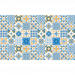 stickers carreaux de ciment - 60 stickers carrelages azulejos maurizia - ambiance-sticker.com