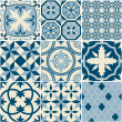 wall decal cement tiles - 9 wall decal cement tiles azulejos luana - ambiance-sticker.com
