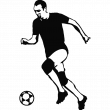 Stickers sport et football - Sticker Berbatov - ambiance-sticker.com