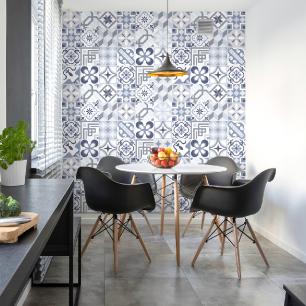 24 wall sticker tiles azulejos Beautiful ornaments