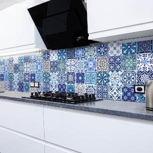 24 muurstickers tegels azulejos sacranio