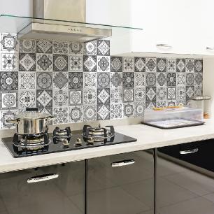 30 wall stickers cement tiles azulejos angnita