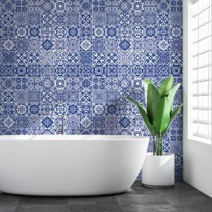 30 wall stickers cement tiles azulejos melinda