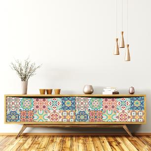 30 wall stickers furniture cement tile célistino