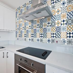 30 muursticker tegel azulejos savanah