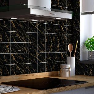 30 wall stickers tiles black marble from rhodes