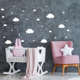 30 wall decals clouds - 40 colors available