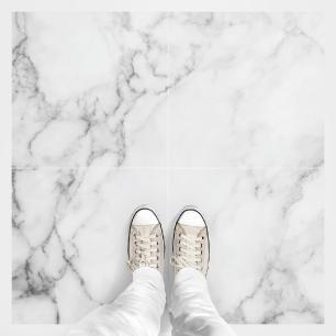 4 adesivo piastrelle di cemento terra marmo bianco antiscivolo