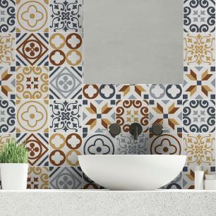 60 wall decal cement tiles azulejos asnicar