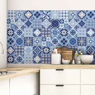 60 wall decal cement tiles azulejos justina