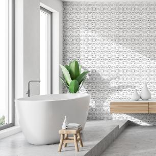 60 wall decal cement tiles gray marble effect