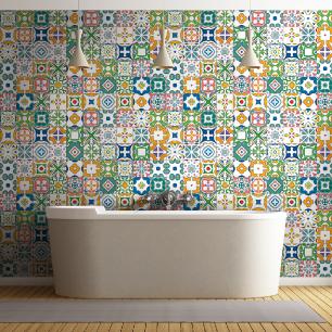 60 wall decal tiles azulejos joana