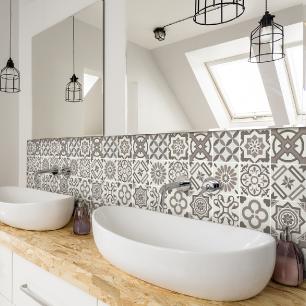 9 wall stickers cement tiles azulejos cadix