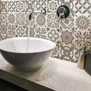 9 wall stickers cement tiles azulejos cadix