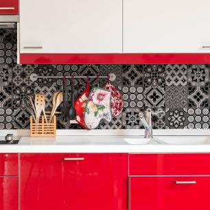 9 wall stickers cement tiles azulejos celineo