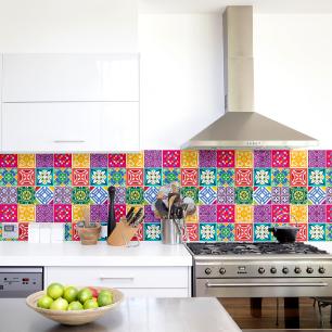 9 wall stickers cement tiles azulejos corina